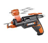 WORX WX255 Atornillador Compacto 4V con Cambio Automático de Puntas, Tambor de 6 Puntas, Sistema Porta-Tornillos Mano Libre y Luz LED