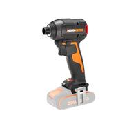 WORX WX265.9 Atornillador de Impacto 20V 200Nm Brushless Sin Batería, 3 Velocidades y 2 Modos, Compacto, LED, para Tornillería y Montajes