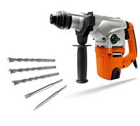 WORX WX333 Martillo SDS-Plus, 1.250W, 5J de potencia, 750r.p.m 3.700i.p.m, Caja de engranajes de aluminio, velocidad variable, taladro con percusión y solo percusión, para reformas intermedias