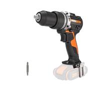 WORX WX352.9 Taladro Percutor Brushless 20V 60Nm Sin Batería ni Cargador | Taladro percutor brushless de 20 V con 60 Nm, portabrocas metálico de 13 mm y dos velocidades; sin batería ni cargador