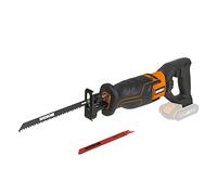 WORX WX500.9 Sierra de sable 20V PowerShare, Sin batería, ni cargador, Control de velocidad variable, Cambio de cuchillas sin herramientas, Patín pivotante ajustable