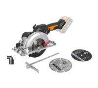 WORX Sierra circular Brushless WORXsaw XL 20V | PowerShare | WX531.9 | No incluye batería ni cargador | Motor sin escobillas | diseño de cuerpo fino | Rápido ajuste de profundidad | 120mm