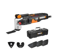 WORX Multiherramienta Sonicrafter 450W F50 | WX681 | Velocidad variable, sistema Hyperlock | Anclaje universal | Set de 39 accesorios y maletín | 5 grados de oscilación