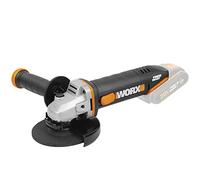 WORX WX803.9 Amoladora Angular 20V 125mm Sin Batería ni Cargador, 8600rpm, Bloqueo de Husillo, Carcasa Metálica e Interruptor Lateral