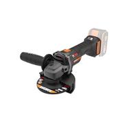 WORX WX815.9 Amoladora a batería 20V, 115mm, corte 50% más rápido, equivalente a 1000W de potencia, sin batería ni cargador, para reparaciones, metal y piedra, uso intensivo.