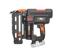WORX WX841.9 Nitro 20V Clavadora sin cable de calibre 16 | clavadora inalámbrica| pistola de clavos alimentada por batería con liberación de atascos sin herramientas| PowerShare - Solo herramienta