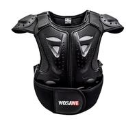 WOSAWE Chaleco de Protector para Niño Niña Deportiva Profesional de Columna Vertebral Armadura del Pecho para Motocicleta Ciclismo Patinaje Esquiar S