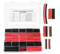 woshilaoDS 300 Pcs Tubos Termorretráctiles, Tubo Termoretractil de Doble Pared 3:1, Funda Termoretractil Impermeables, Manguitos para Cables Eléctricos, Aislamiento Eléctrico Cable Termorretráctil