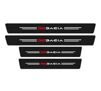 woshisanni 4 Piezas Pegatinas Umbral de Puerta de Coche para Dacia Logan II MCV 2013-2016 2017-2020, Decoración para Estribos de Coche de Fibra de Carbono Styling Accesorios