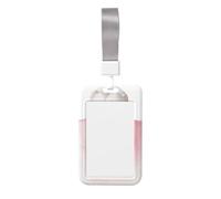 Woshuwo Acuarela Un implante dental deslizante tarjeta de identificación titular de plástico duro tarjeta de trabajo etiqueta de nombre protector para enfermeras oficina