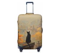 Woshuwo Autumn City - Fundas elásticas para equipaje de viaje, a prueba de polvo, resistente a los arañazos, para maleta, 22-24 pulgadas