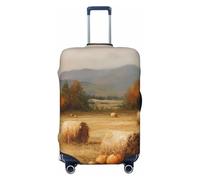 Woshuwo Autumn Harvest - Fundas elásticas para equipaje de viaje, a prueba de polvo, resistente a los arañazos, protector de maleta de 22 a 24 pulgadas