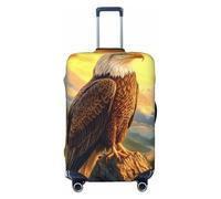Woshuwo Bald Eagle Sunset - Fundas elásticas para equipaje de viaje, a prueba de polvo, resistente a los arañazos, protector de maleta de 22-24 pulgadas