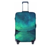 Woshuwo Beautiful Nights Sky Stars - Fundas elásticas para equipaje de viaje, a prueba de polvo, resistente a los arañazos, para maleta de 22-24 pulgadas