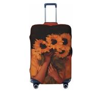 Woshuwo Black Woman - Fundas elásticas estéticas para equipaje de viaje, a prueba de polvo, resistente a los arañazos, protector de maleta de 22-24 pulgadas