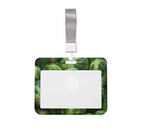 Woshuwo Brussel Sprouts - Soporte deslizante de plástico duro para tarjetas de trabajo, protector de etiqueta de nombre para enfermeras y oficina