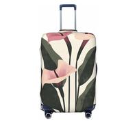 Woshuwo Canna Lily Flower - Fundas elásticas minimalistas para equipaje de viaje, a prueba de polvo, resistente a los arañazos, protector de maleta de 22-24 pulgadas