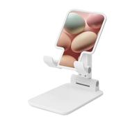 Woshuwo Coloridos huevos de Pascua plegable soporte para teléfono celular, ángulo ajustable, altura de escritorio, portátil, compatible con todos los teléfonos inteligentes, estilo blanco