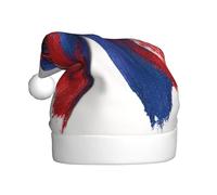 Woshuwo Counteradonis_A_Vibrant_Painterly-Style_Bow_Illustration_Feat_09da78a3-3466-47a3-B774-792abaf7ec02_1 Sombrero de Papá Noel para adultos, gorro de Navidad novedoso