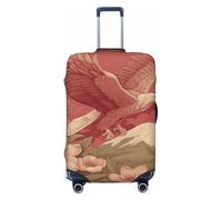 Woshuwo Eagle Flying Over The Mountain - Fundas elásticas para equipaje de viaje, a prueba de polvo, resistente a los arañazos, para maleta, de 22 a 24 pulgadas