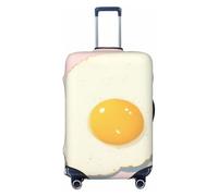 Woshuwo Egg Sunny Side Up - Fundas elásticas para equipaje de viaje, a prueba de polvo, resistente a los arañazos, protector de maleta de 22 a 24 pulgadas