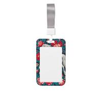 Woshuwo Funda de plástico duro para tarjetas de identificación con diseño de caballos corriendo retro, protector de etiqueta de nombre para enfermeras y oficina