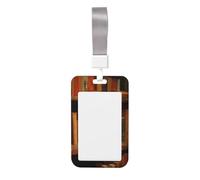 Woshuwo Funda de plástico duro para tarjetas de trabajo, diseño vintage con texto en inglés "Reading in The Library"