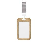 Woshuwo Funda para tarjetas de identificación deslizante minimalista de calabaza de Halloween de plástico duro, protector de etiqueta de nombre para enfermeras y oficina