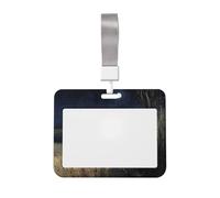 Woshuwo Funda protectora de plástico duro con diseño de gato negro en el campo por la noche para enfermeras y oficina