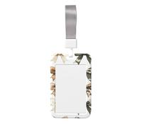 Woshuwo Funda protectora de plástico duro para tarjetas de identificación, diseño de camuflaje, con lazos de tela de camuflaje, para enfermeras y oficina