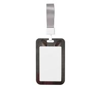Woshuwo Funda protectora para tarjetas de identificación con diseño de canguro que lleva un estilo victoriano Sui, de plástico duro, para enfermeras y oficina