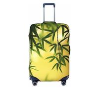 Woshuwo Fundas elásticas de bambú para equipaje de viaje, a prueba de polvo, resistente a los arañazos, protector de maleta de 22 a 24 pulgadas
