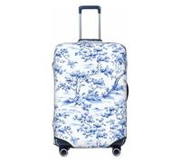 Woshuwo Fundas elásticas para equipaje de viaje, a prueba de polvo, resistentes a los arañazos, con patrón de Toile de 56 a 60 cm