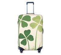 Woshuwo Fundas elásticas para equipaje de viaje, a prueba de polvo, resistentes a los arañazos, para maleta, de 56 a 61 cm, color verde caprichoso