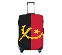 Woshuwo Fundas elásticas para equipaje de viaje con bandera de Angola, a prueba de polvo, resistente a los arañazos, para maletas de 22 a 24 pulgadas