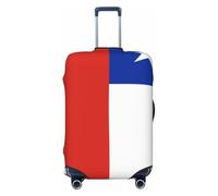 Woshuwo Fundas elásticas para equipaje de viaje con bandera de Chile, a prueba de polvo, resistente a los arañazos, protector de maleta de 22-24 pulgadas