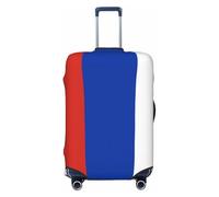 Woshuwo Fundas elásticas para equipaje de viaje con bandera de Rusia, a prueba de polvo, resistente a los arañazos, protector de maleta de 22-24 pulgadas