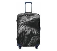Woshuwo Fundas elásticas para equipaje de viaje con cabeza de águila calva, a prueba de polvo, resistente a los arañazos, protector de maleta de 22 a 24 pulgadas