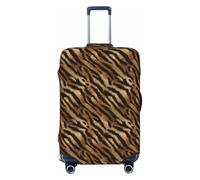 Woshuwo Fundas elásticas para equipaje de viaje con diseño gráfico de piel de tigre, a prueba de polvo, resistente a los arañazos, protector de maleta de 22 a 24 pulgadas