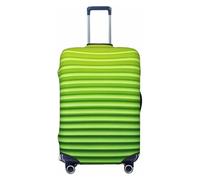 Woshuwo Fundas elásticas para equipaje de viaje con patrón de papel verde lima, a prueba de polvo, resistente a los arañazos, protector de maleta de 22-24 pulgadas