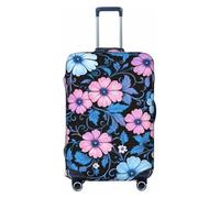 Woshuwo Fundas elásticas para equipaje de viaje, diseño floral botánico medieval, a prueba de polvo, resistente a los arañazos, protector de maleta de 56 a 61 cm