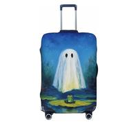 Woshuwo Ghost Above The Water Frog - Fundas elásticas para equipaje de viaje, a prueba de polvo, resistente a los arañazos, protector de maleta de 22 a 24 pulgadas