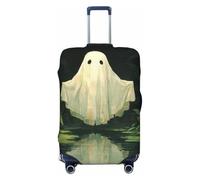 Woshuwo Ghost Floats Above The Water - Fundas elásticas para equipaje de viaje, a prueba de polvo, resistente a los arañazos, protector de maleta de 22 a 24 pulgadas