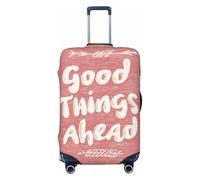 Woshuwo Good Things Ahead On - Fundas elásticas mínimas para equipaje de viaje, a prueba de polvo, resistentes a los arañazos, protector de maleta de 56 a 60 cm
