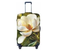 Woshuwo Hermosas fundas elásticas para equipaje de viaje Evergreen Magnolia, a prueba de polvo, resistente a los arañazos, para maleta, de 22 a 24 pulgadas