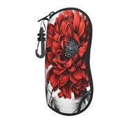 Woshuwo Holly Flower Victorian - Funda portátil para gafas de sol, bolsa para gafas de sol