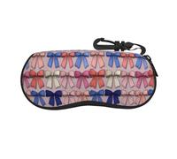 Woshuwo Juego de arcos azules y rosados, estuche portátil para gafas de sol, bolsa para gafas de sol