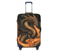 Woshuwo Majestic Dragon Fantasy - Fundas elásticas estéticas para equipaje de viaje, a prueba de polvo, resistente a los arañazos, protector de maleta de 22 a 24 pulgadas