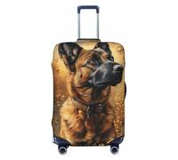 Woshuwo Malinois Belgian - Fundas elásticas para equipaje de viaje, a prueba de polvo, resistente a los arañazos, para maleta, de 22 a 24 pulgadas