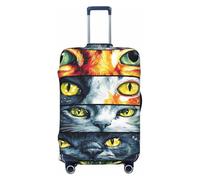 Woshuwo Many Cat Eyes - Fundas elásticas para equipaje de viaje, a prueba de polvo, resistente a los arañazos, para maletas de 22 a 24 pulgadas